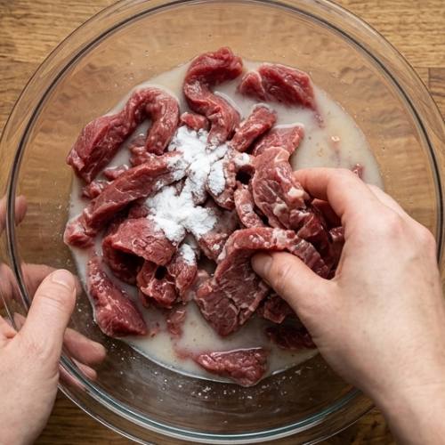 Step 2: Marinate the Beef