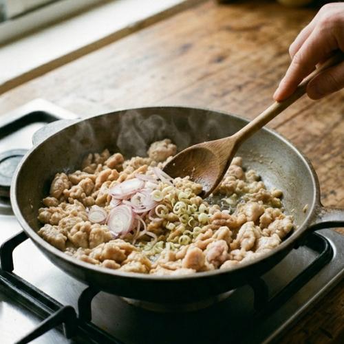Step 3: Add Shallots and Lemongrass