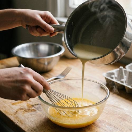 Step 4: Add Egg Yolks
