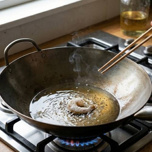 Step 4: Heat the Oil