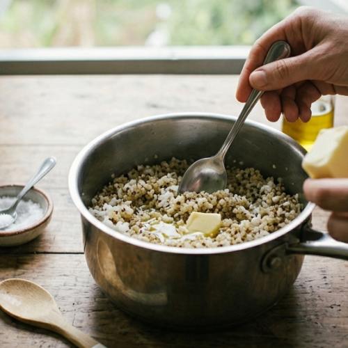 Step 5: Add Butter or Olive Oil Step 5: Add Butter or Olive Oil