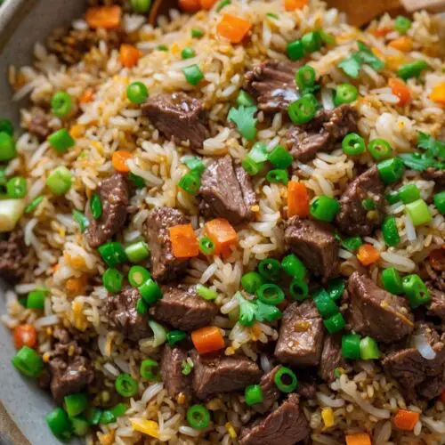 classic beef fried rice copycat recipe