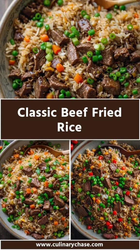 classic beef fried rice classic beef fried rice