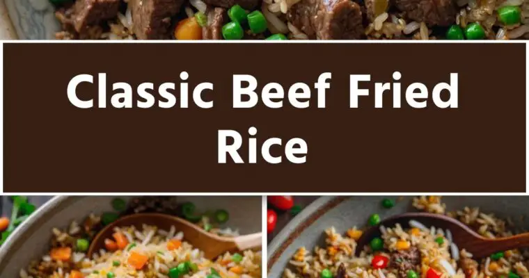 Classic Beef Fried Rice – Culinary Chase