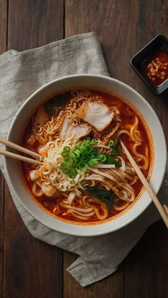 how to make kimchi ramen