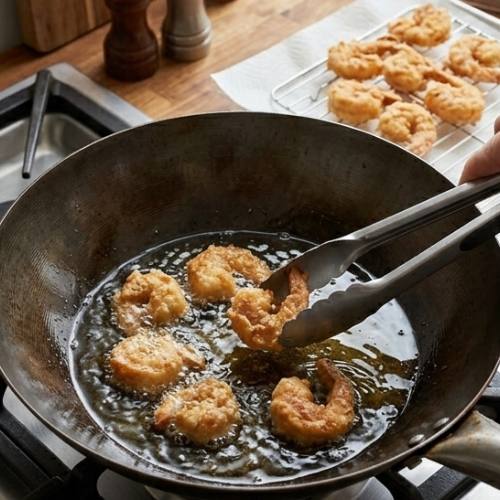 Step 4: Frying the Shrimp