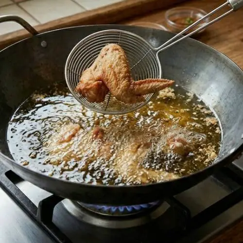 Step 5: Fry the Wings