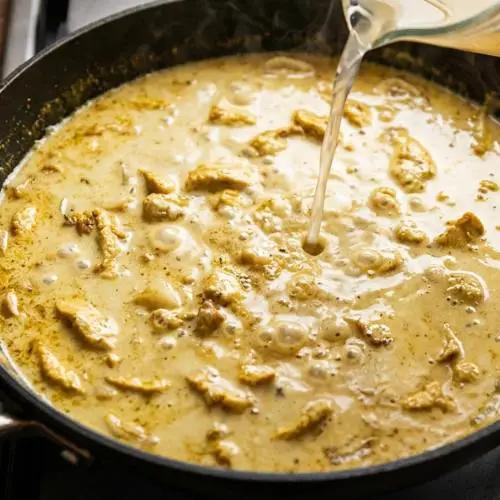 Step 6: Add Chicken Broth