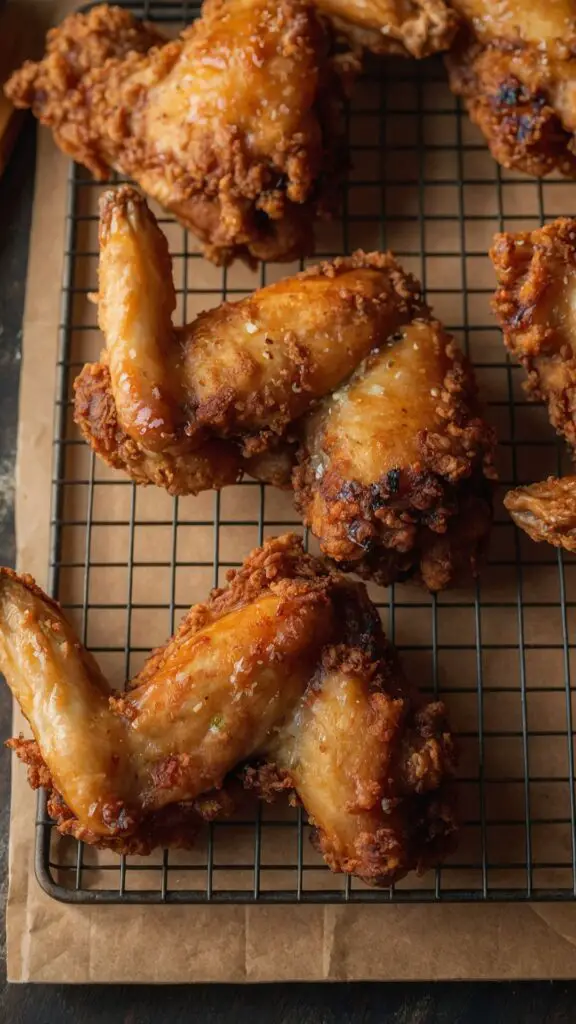 fried chicken wings takeout style copycat recipe