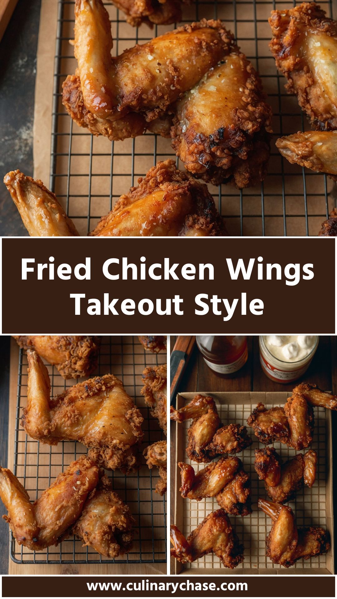 Fried Chicken Wings Takeout Style – Culinary Chase