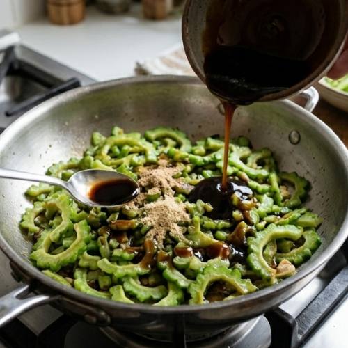 Step 4: Season the Bitter Melon Step 4: Season the Bitter Melon