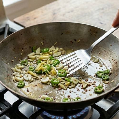 Step 8: Sauté Aromatics Step 8: Sauté Aromatics