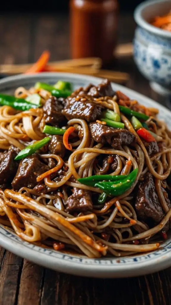 how to make beef lo mein