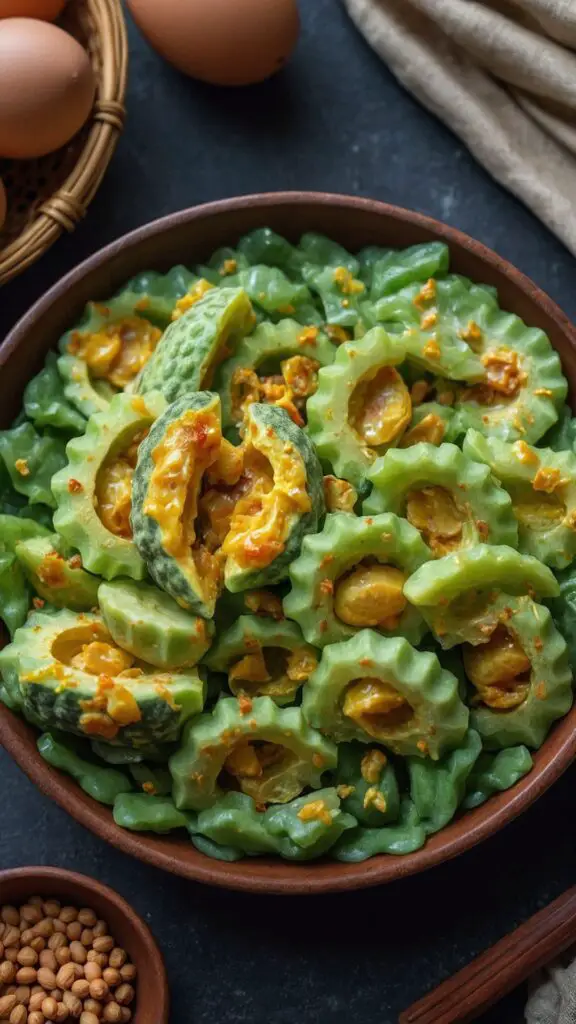 how to make bitter melon with eggs