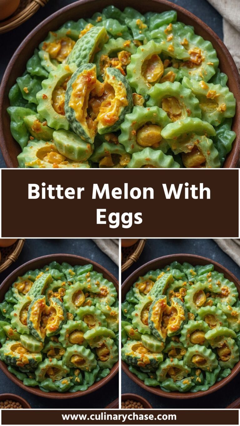Bitter Melon with Eggs - Culinary Chase