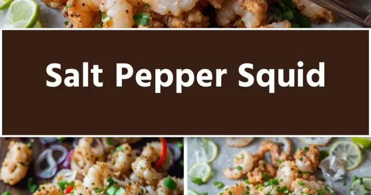 Salt Pepper Squid – Culinary Chase
