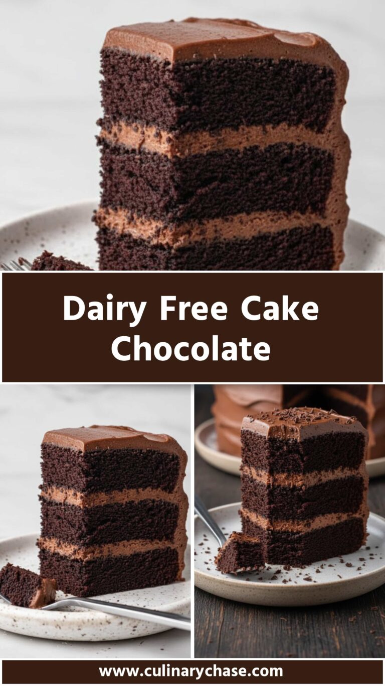 Dairy Free Cake Chocolate - Culinary Chase