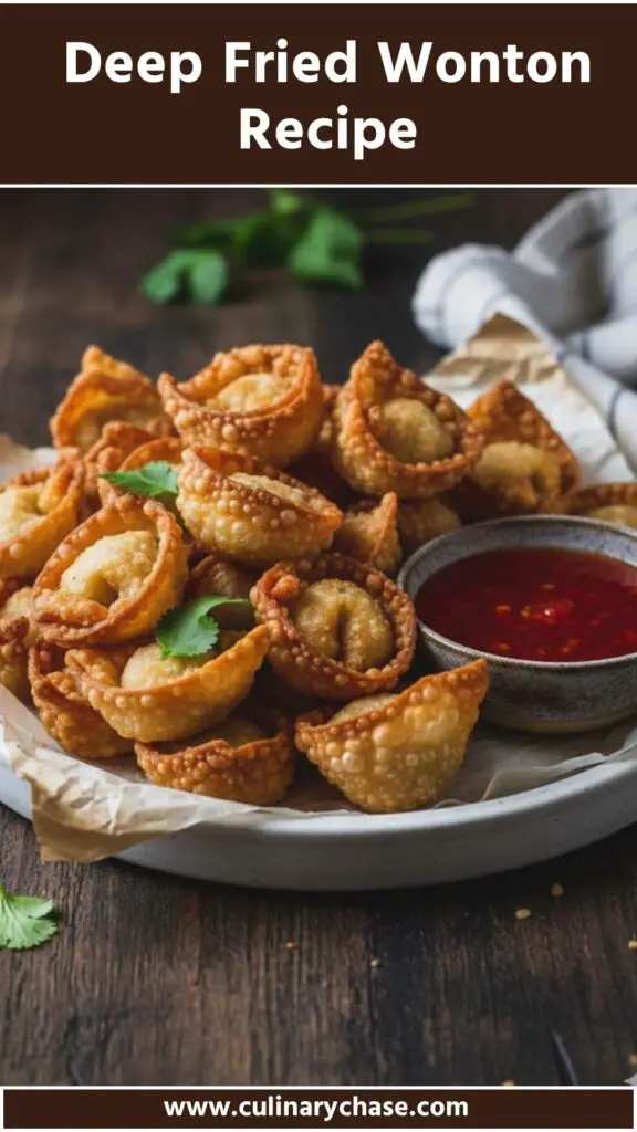 Deep Fried Wonton Recipe