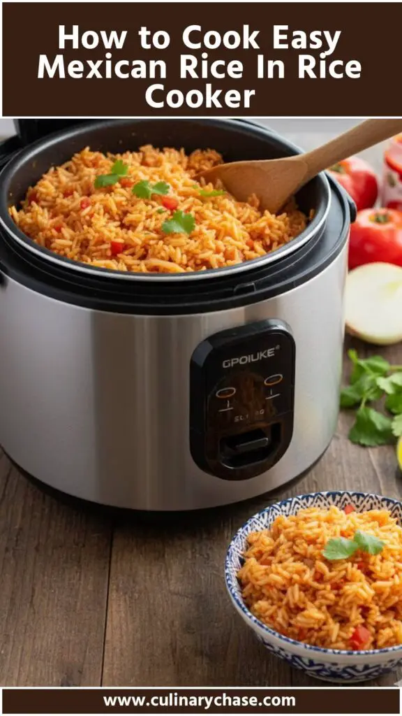 How to Cook Easy Mexican Rice In Rice Cooker