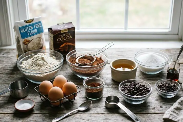 Ingredients You'll Need To Make These Dairy and Gluten-Free Brownies