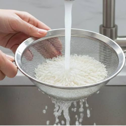 Step 1: Rinse the Rice
