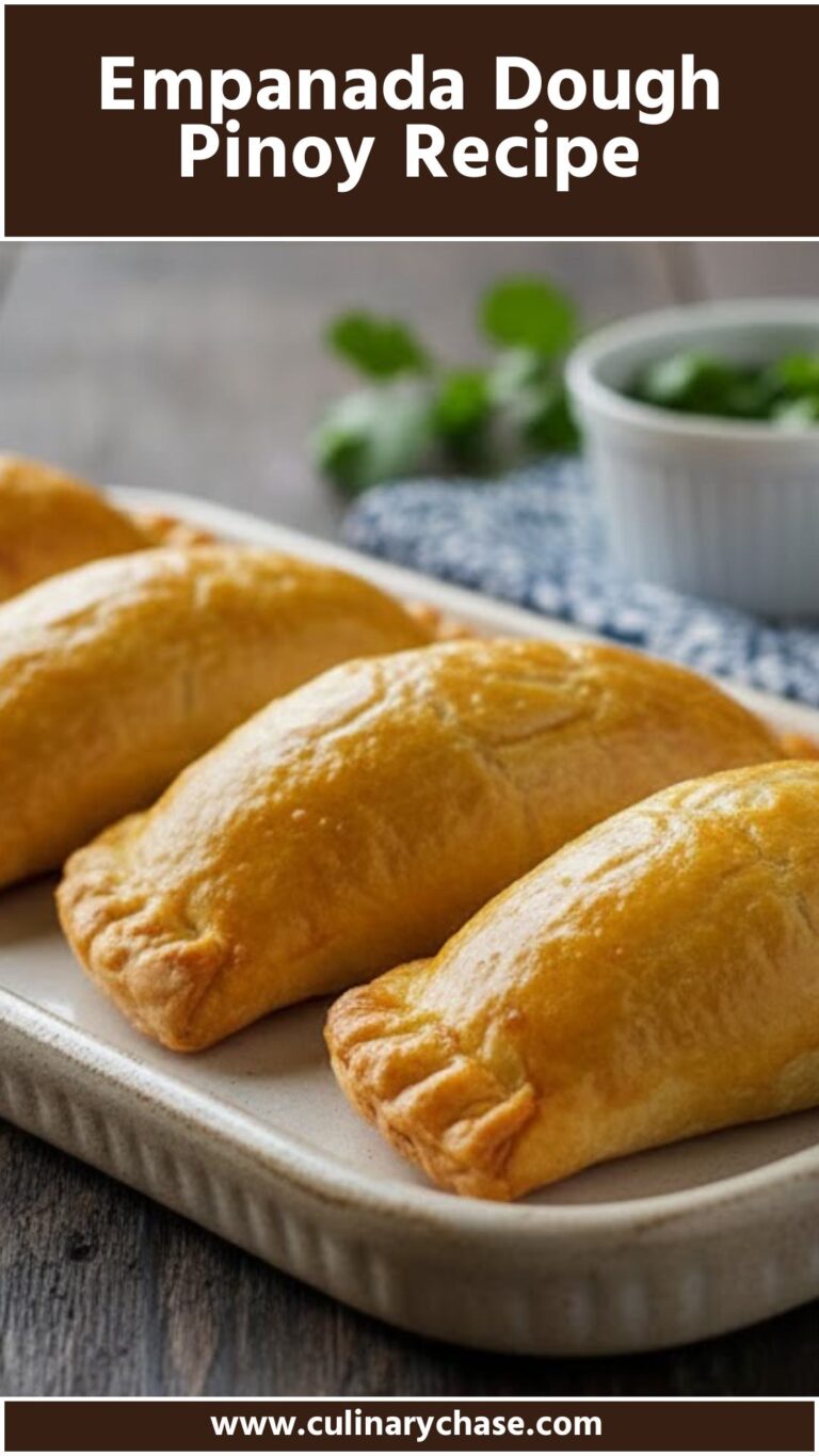 Empanada Dough Pinoy Recipe – Culinary Chase