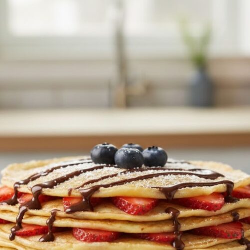 Eggless Crepe Recipe