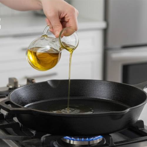 Step 2: Heat the Olive Oil