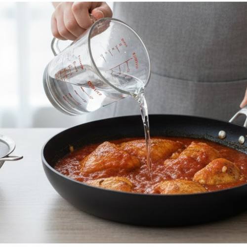 Step 6: Add Water and Sugar