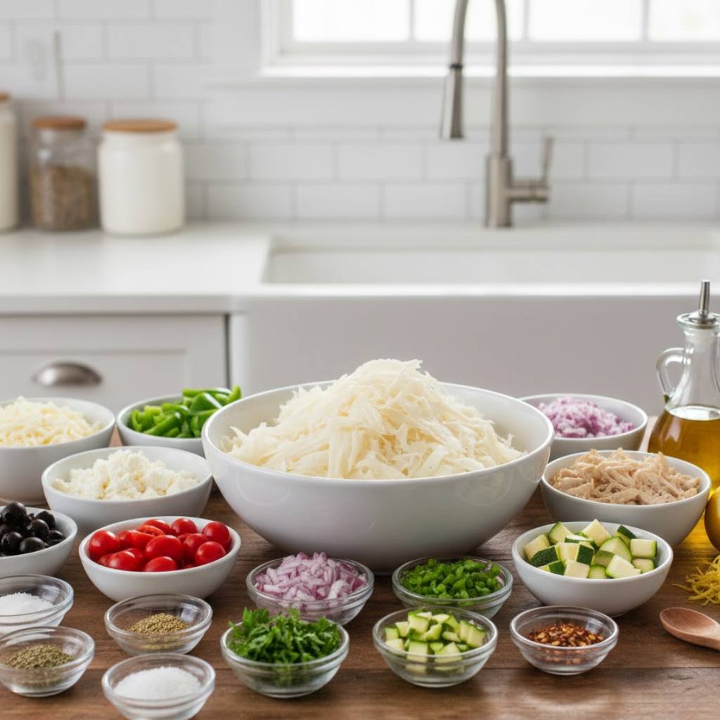 Ingredients You'll Need To Make This Filo Pizza Recipe Ingredients You'll Need To Make This Filo Pizza Recipe