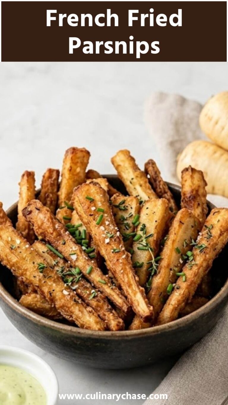 French Fried Parsnips – Culinary Chase