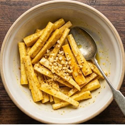 Step 3: Toss with Oil and Seasonings Step 3: Toss with Oil and Seasonings