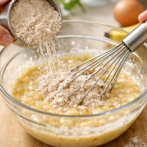 Step 2: Gradually Introduce the Flour Without Creating Lumps