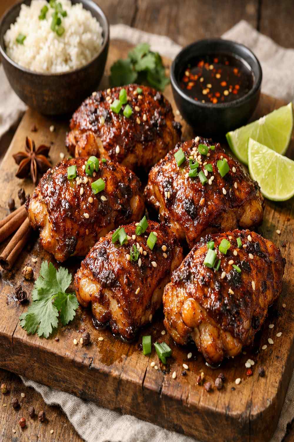 5 Spice Chicken Thighs Recipe