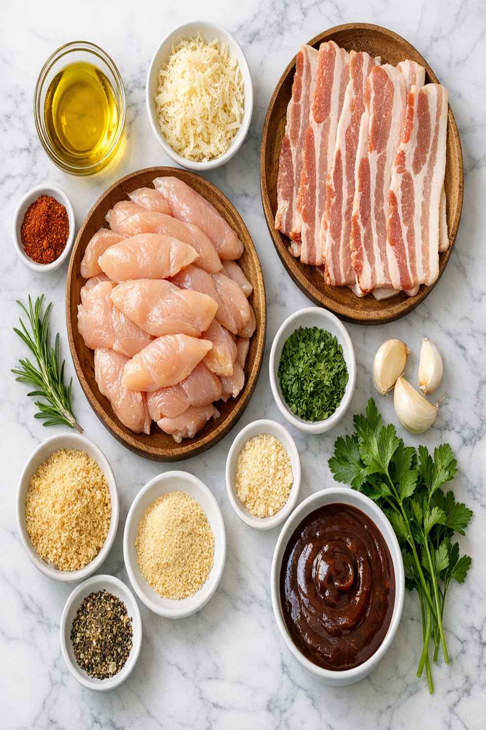 Air Fry Bacon Wrapped Chicken Tenders Recipe ingredients