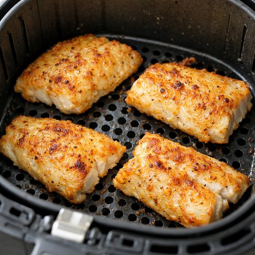 Step 6: Air Fry Until Golden and Flaky