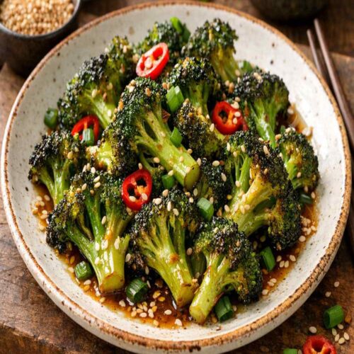 Air Fryer Asian Broccoli Recipe