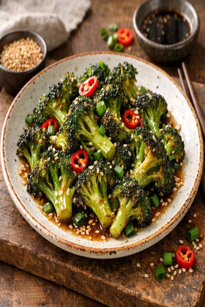 Air Fryer Asian Broccoli Recipe
