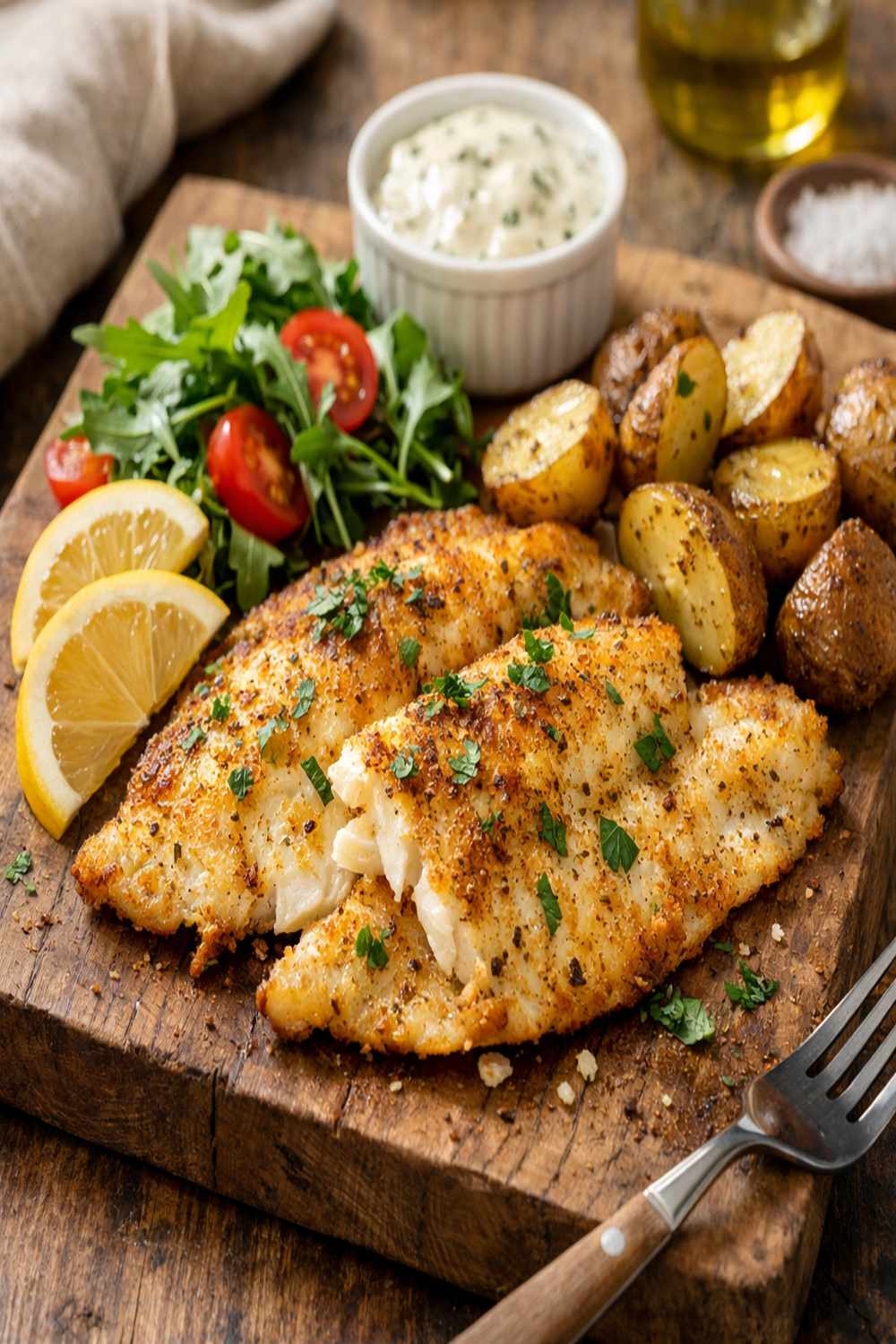 Air Fryer Flounder Recipe
