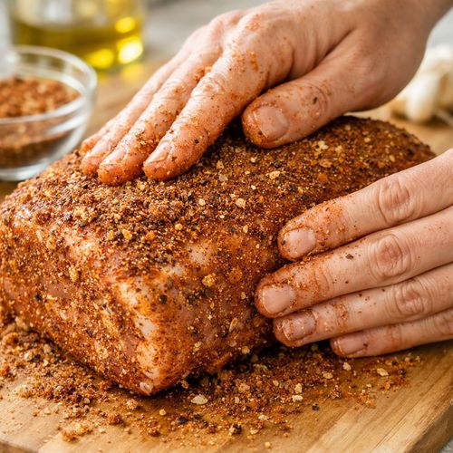 Step 3: Apply the Spice Crust