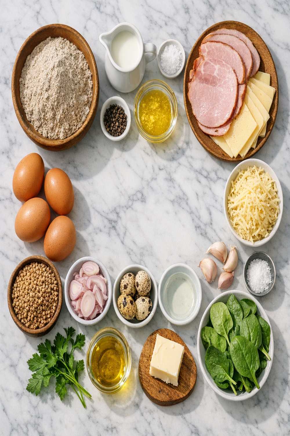 French Buckwheat Crepe Recipe ingredients