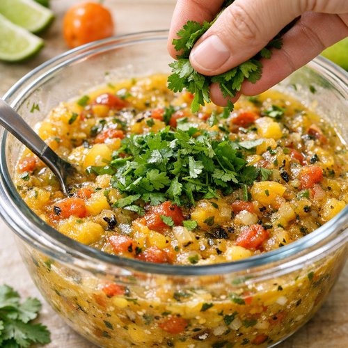 Step 6: Finish with Fresh Cilantro and Final Seasoning
